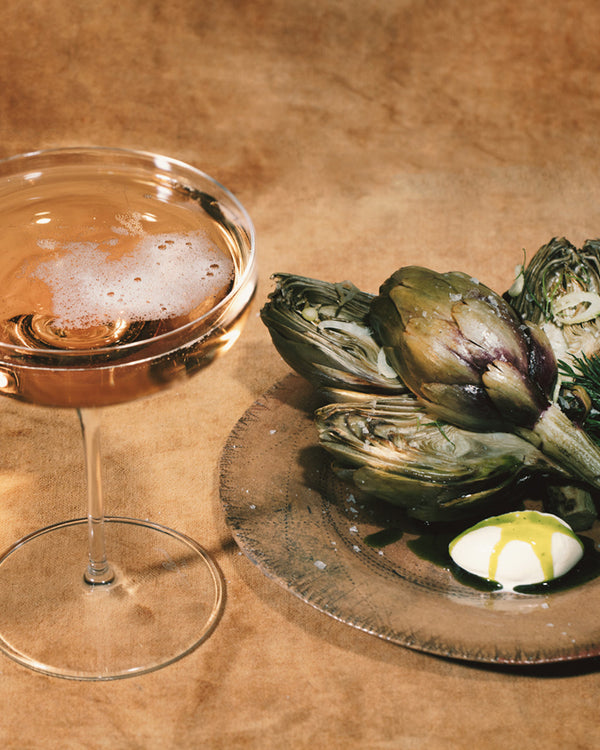 LEMON ROASTED GLOBE ARTICHOKES Krone Cap Classique